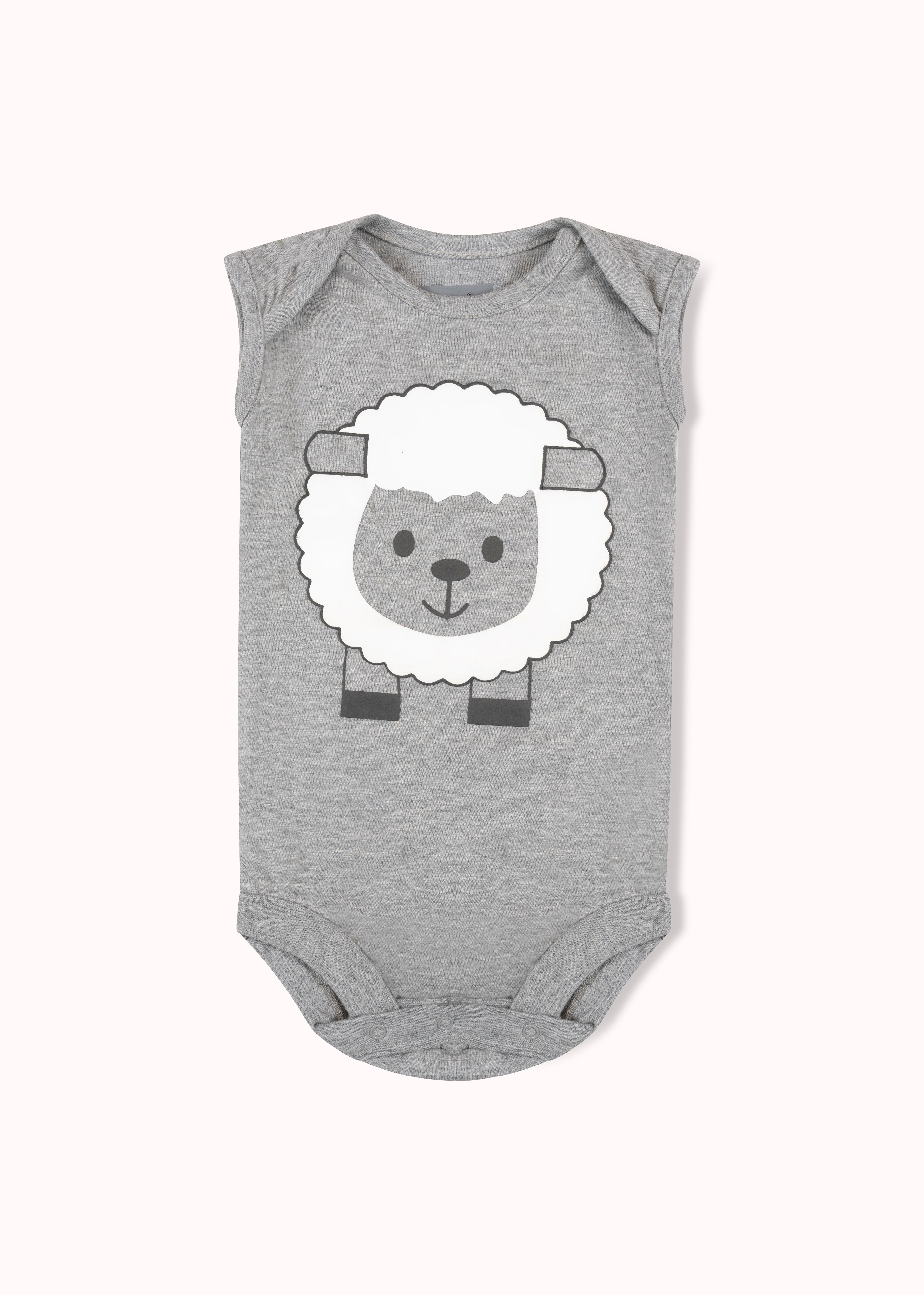 3er-Pack ärmellose Bodys mit Print