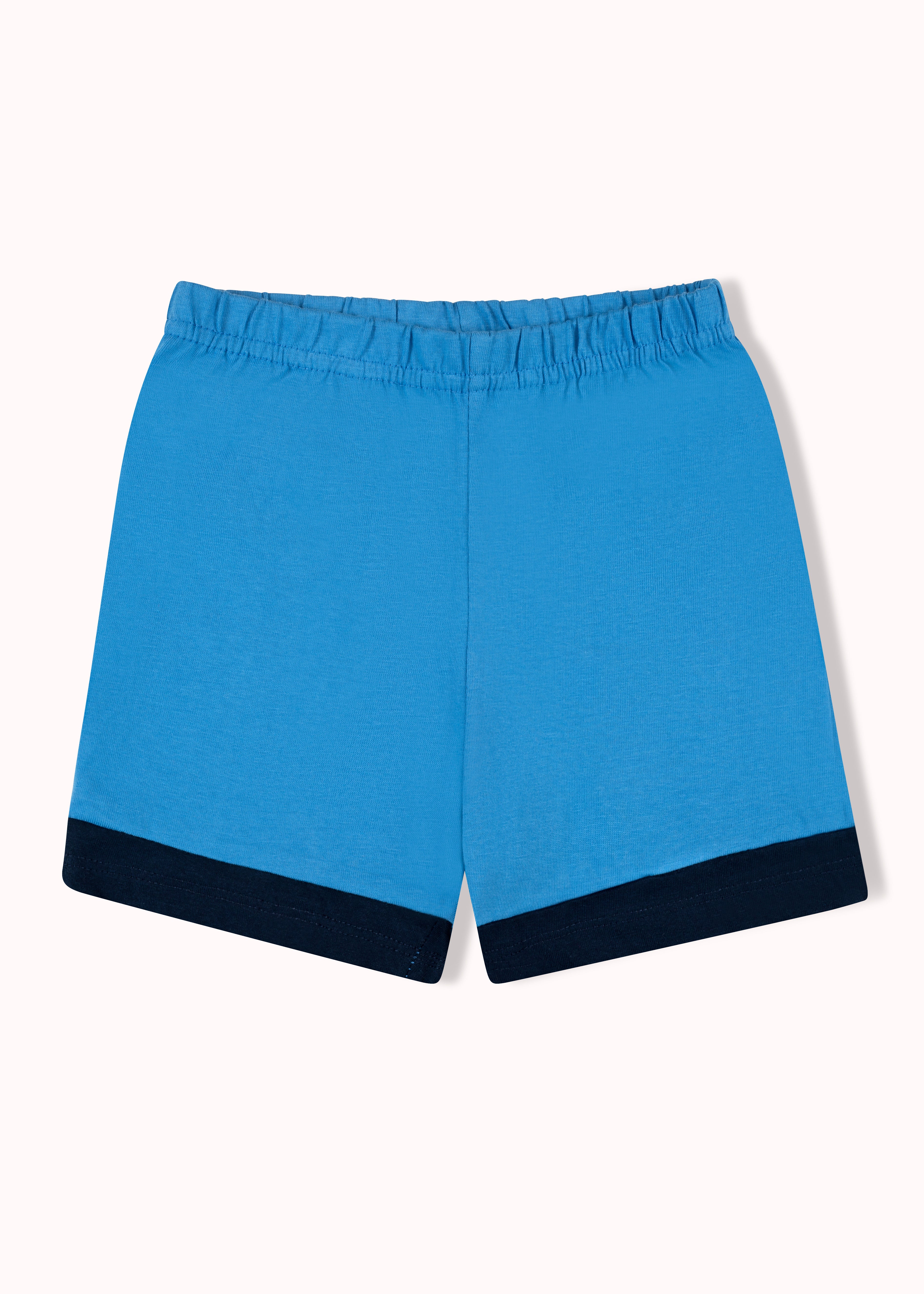 2 Pack printed and solid girls shorts