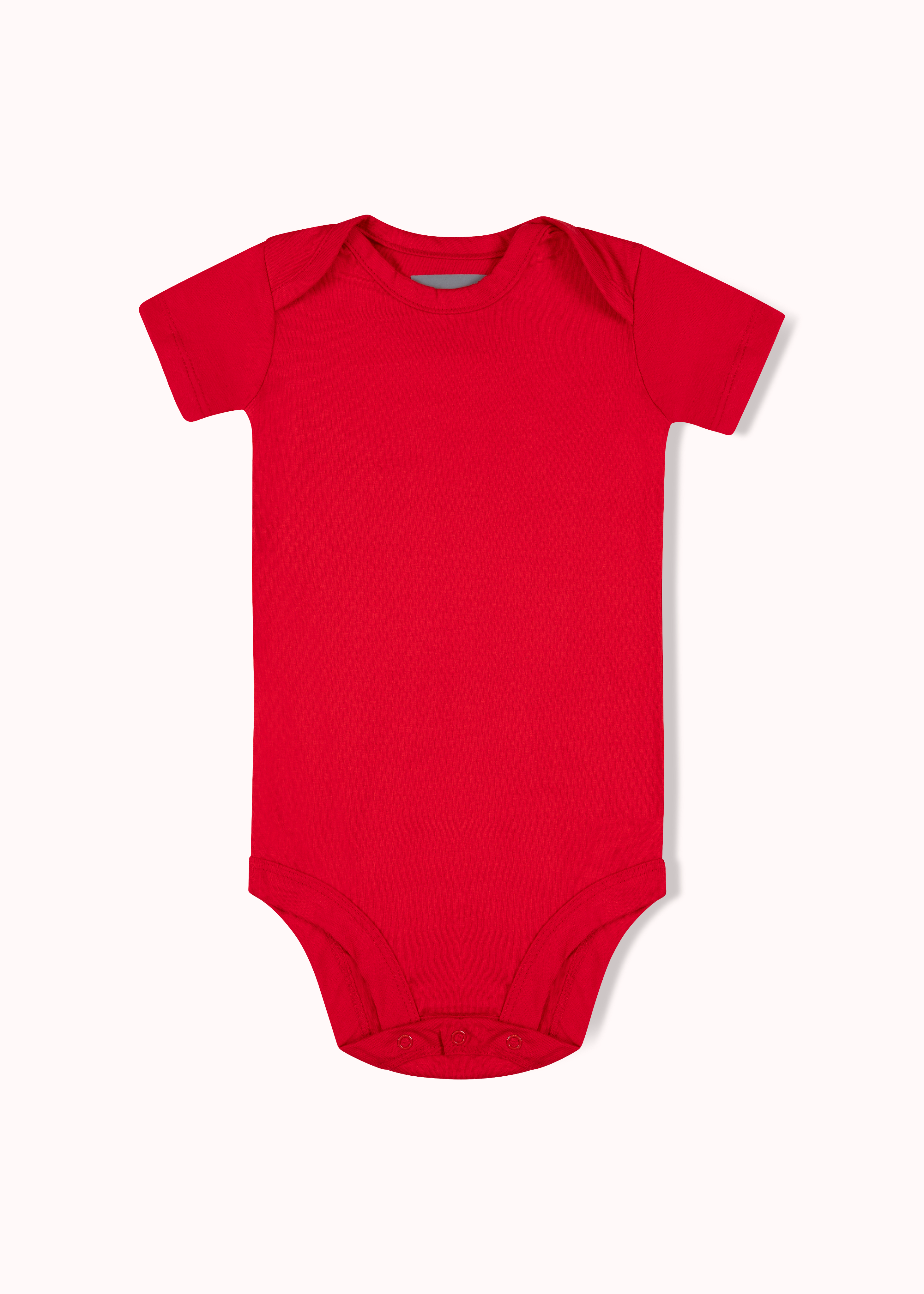 3er-Pack kurzärmliger, einfarbiger Bodysuit