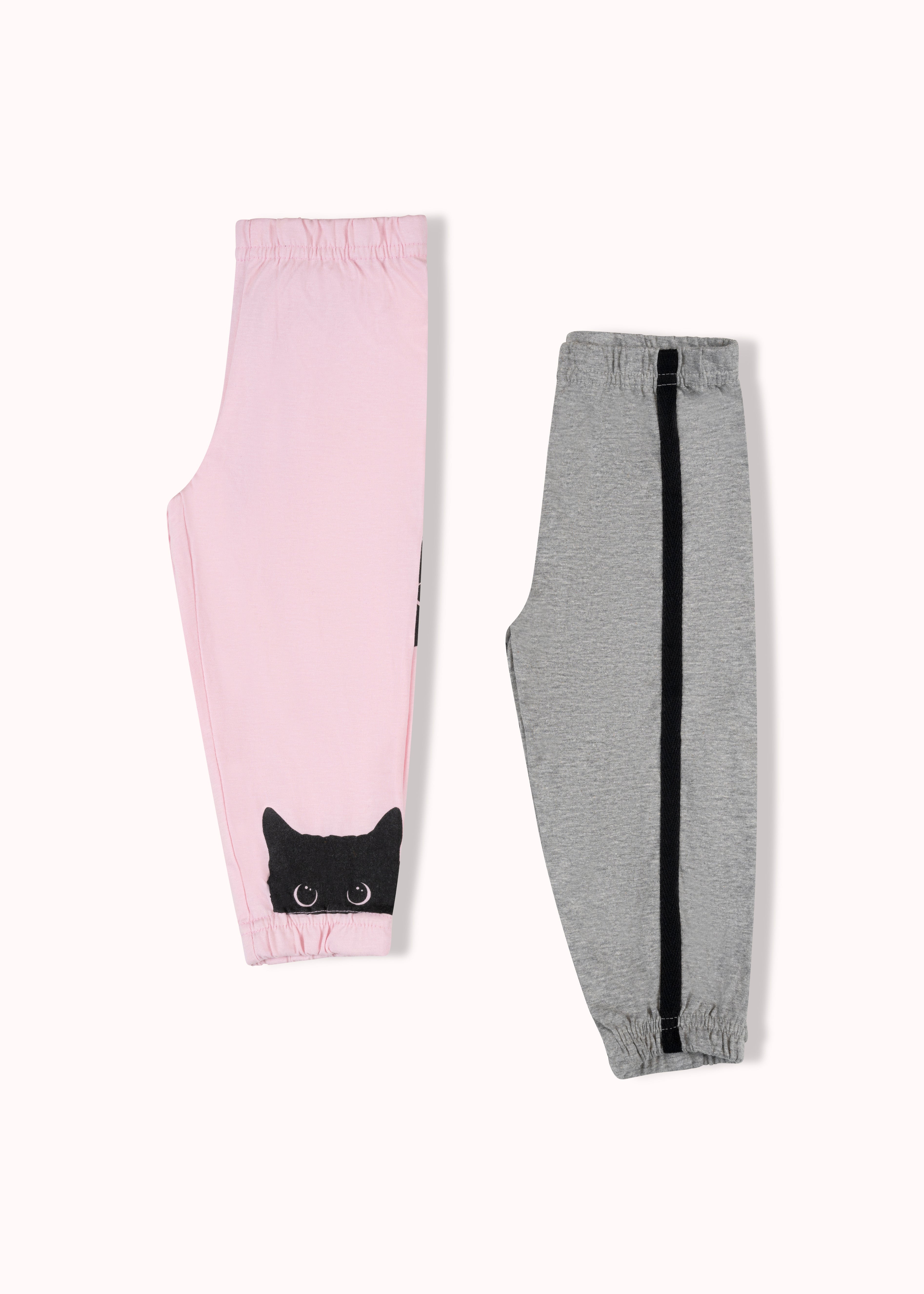 2 pack printed and tape jogger