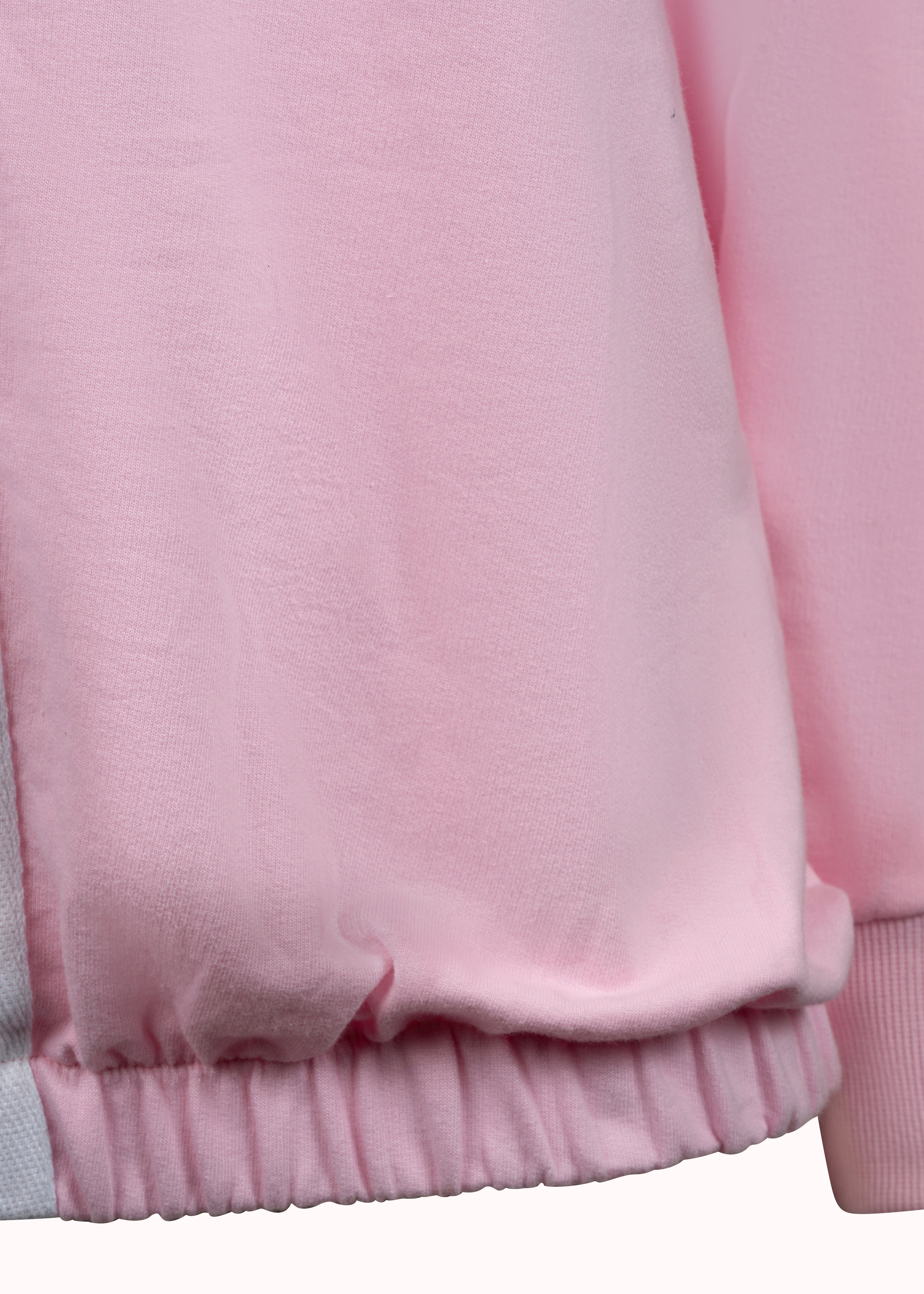 Mauvefarbenes Morgen-Sweatshirt aus Baumwoll-Loopstrick