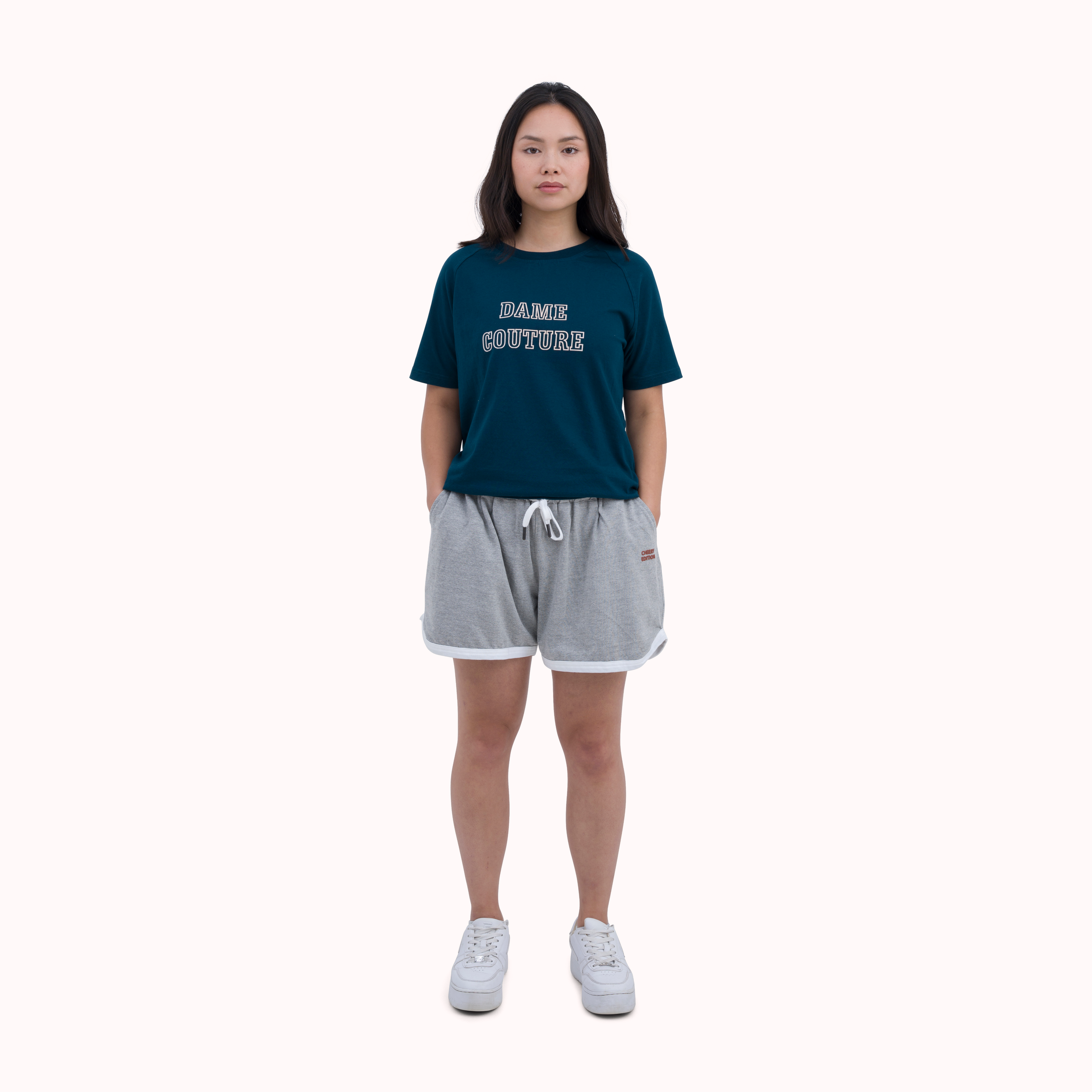 Solid printed pyjama tshirt shorts