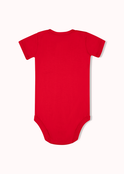 3er-Pack kurzärmliger, einfarbiger Bodysuit