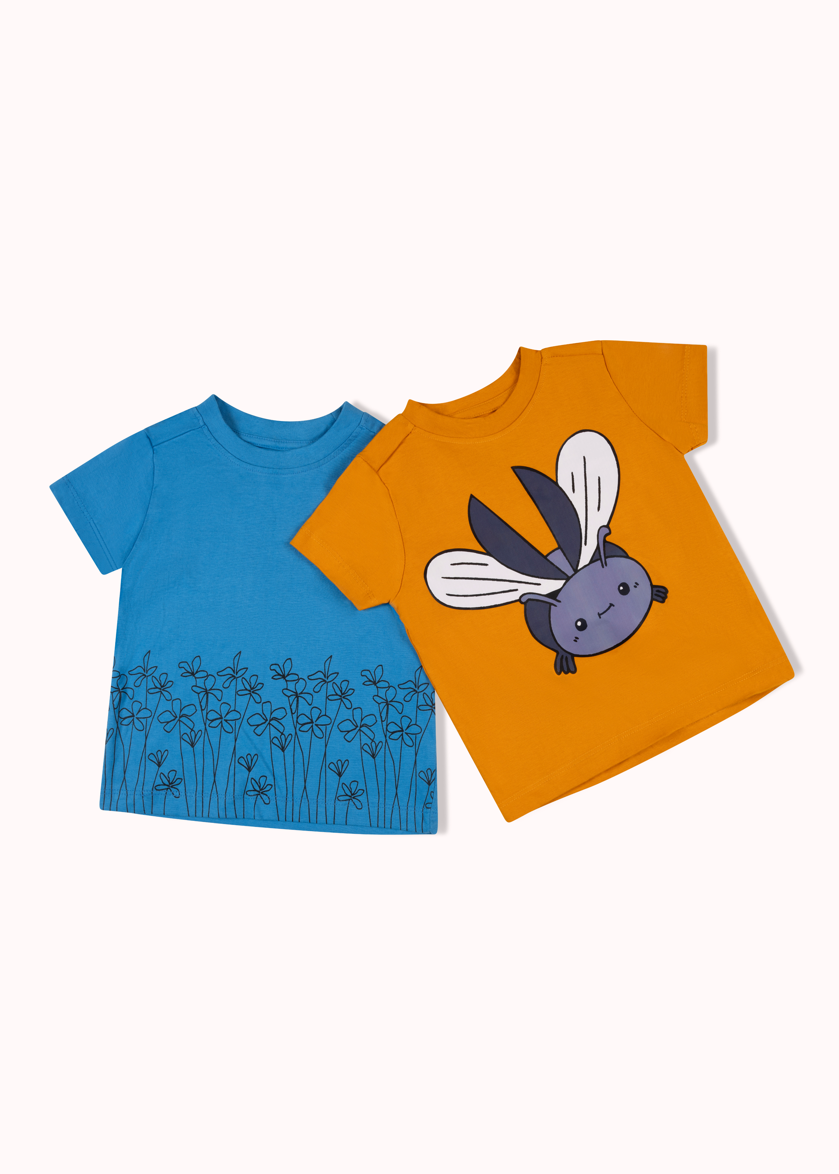2 Pack printed boys t-shirt
