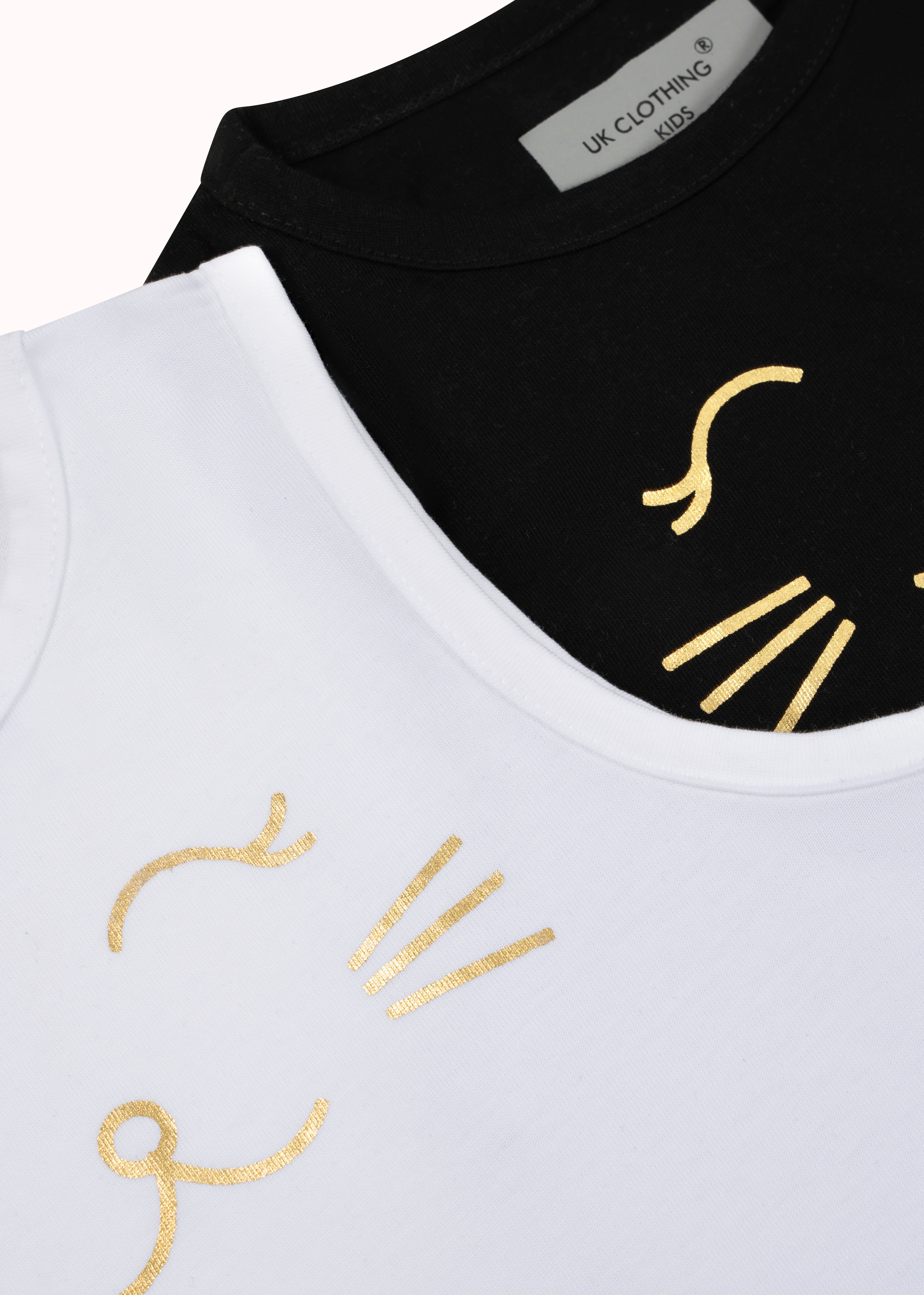 2 Pack printed A-line girls dress