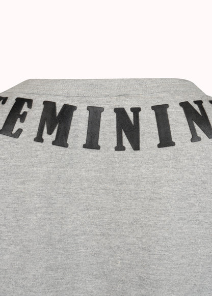 Colourblocked loop knit cotton printed sweatshirt