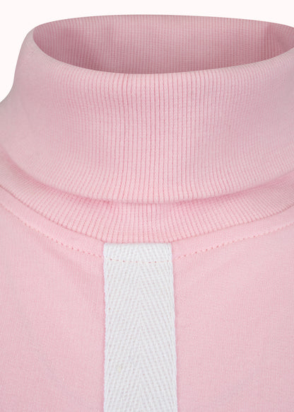 Mauvefarbenes Morgen-Sweatshirt aus Baumwoll-Loopstrick