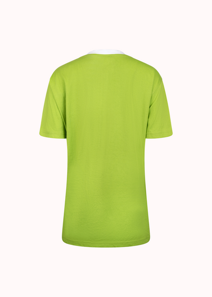 Pyjama-T-Shirt-Shorts mit Hundepfoten-Stickerei