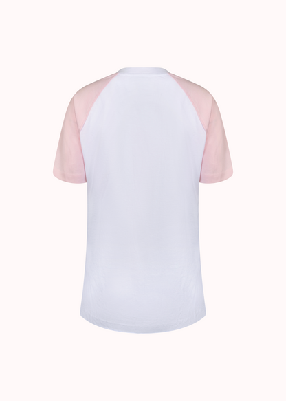 Adult-ish printed raglan sleeve pyjama t-shirt shorts