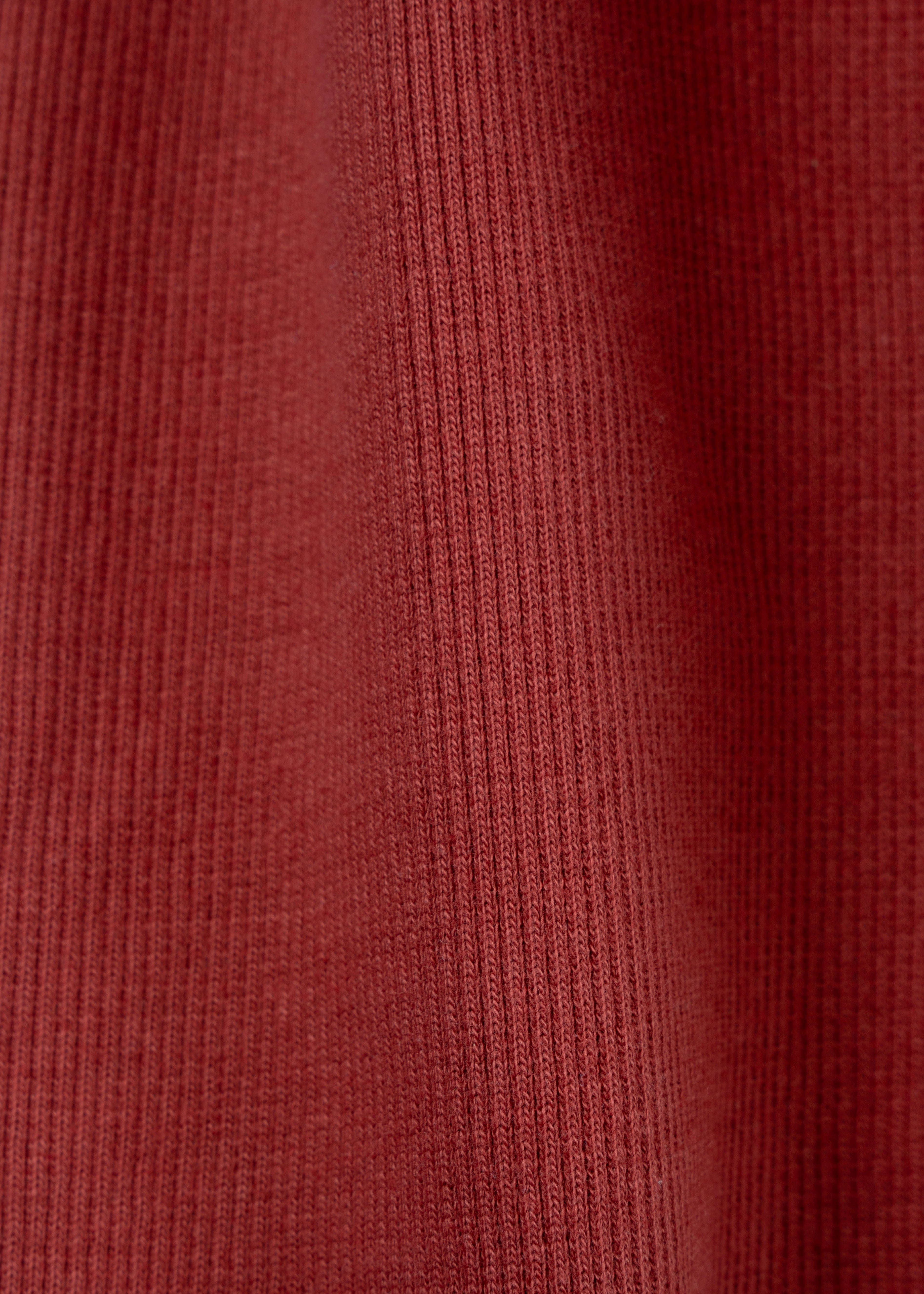 Colourblocked ribbed oversized crop top