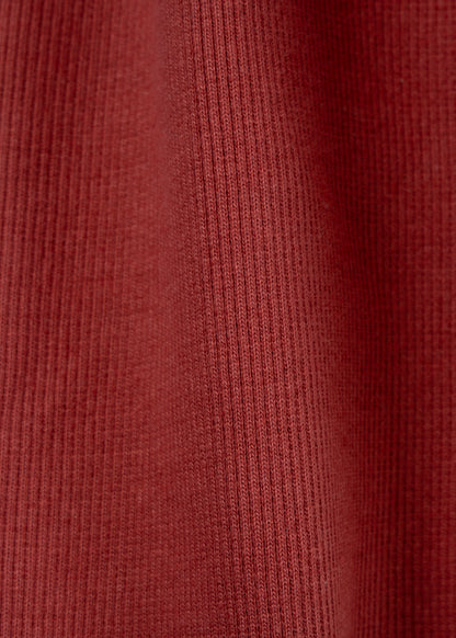 Colourblocked ribbed oversized crop top