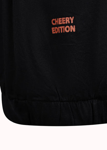 Sleep Pretty T-Shirt-Kleid mit Foliendruck