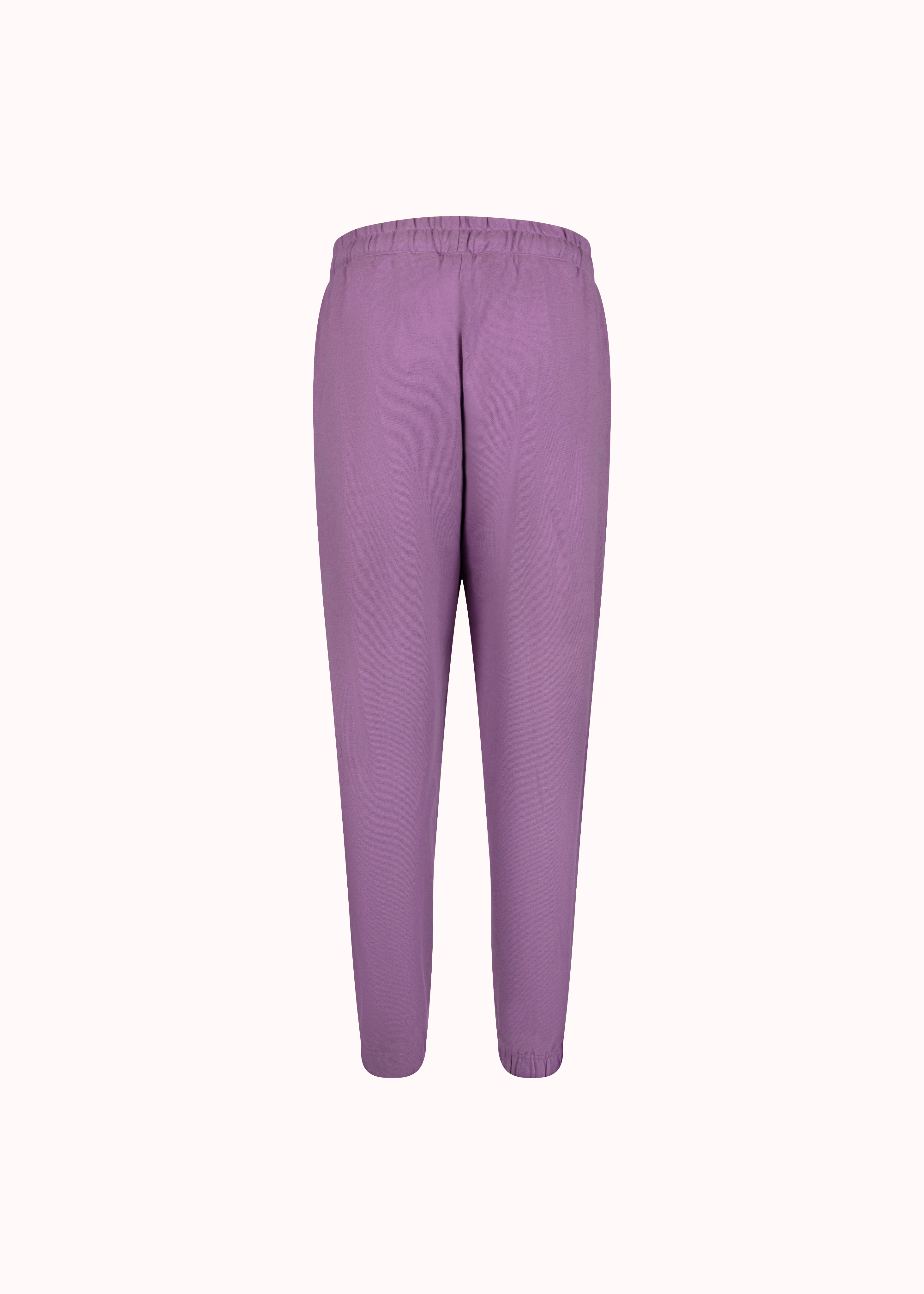 Lavender solid cotton jogger