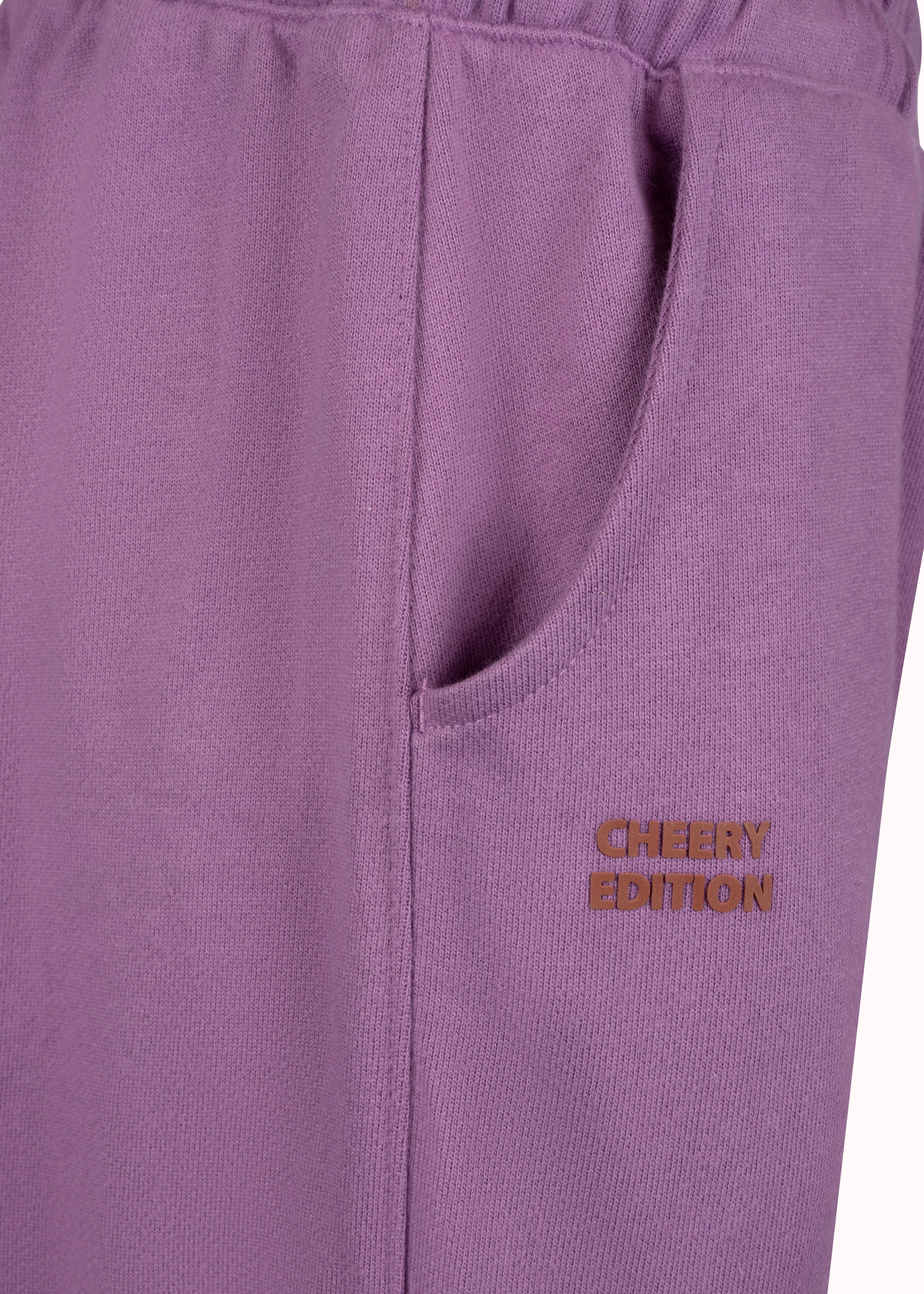 Lavender solid cotton jogger