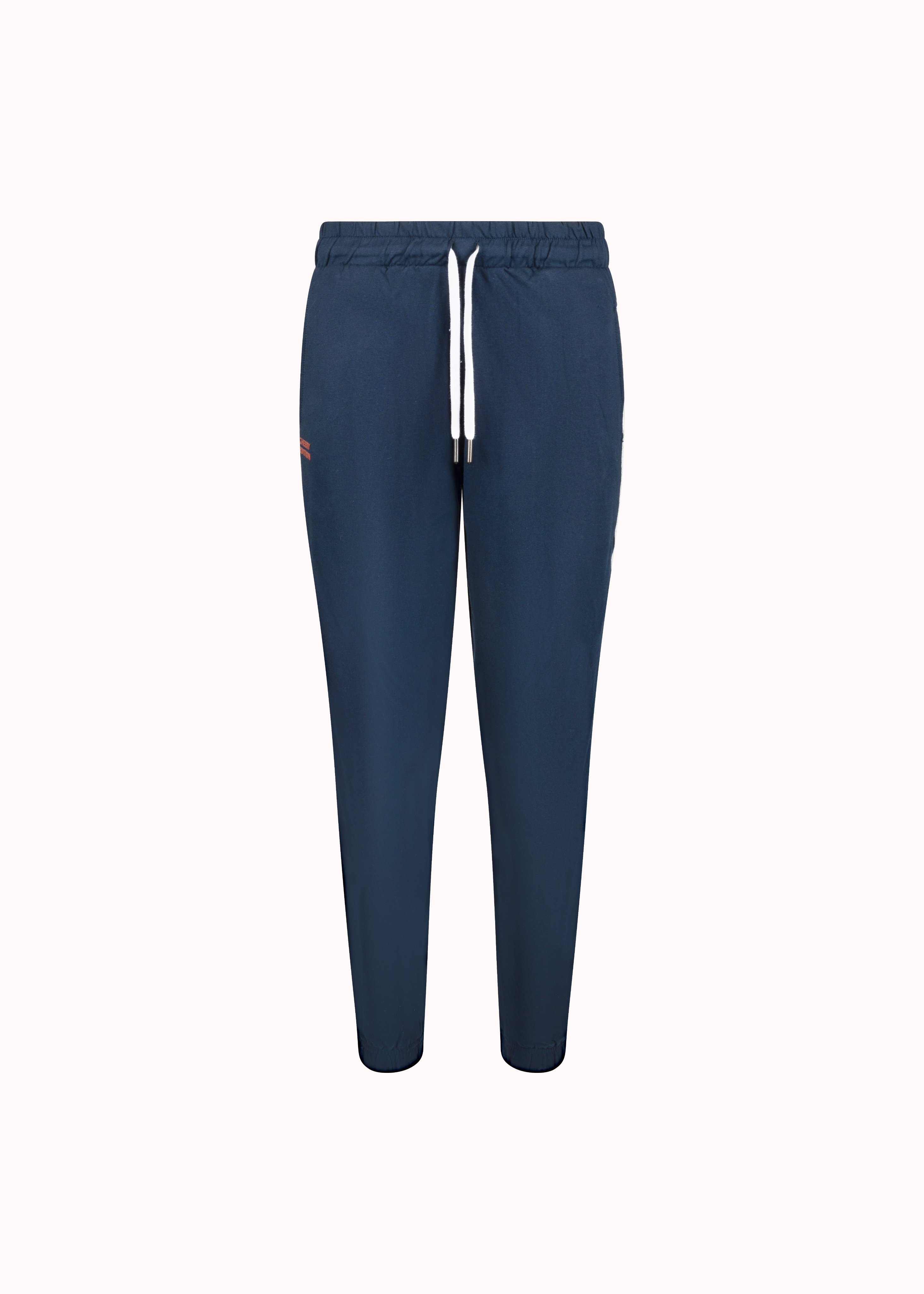 Medieval blue cut and sew cotton jogger