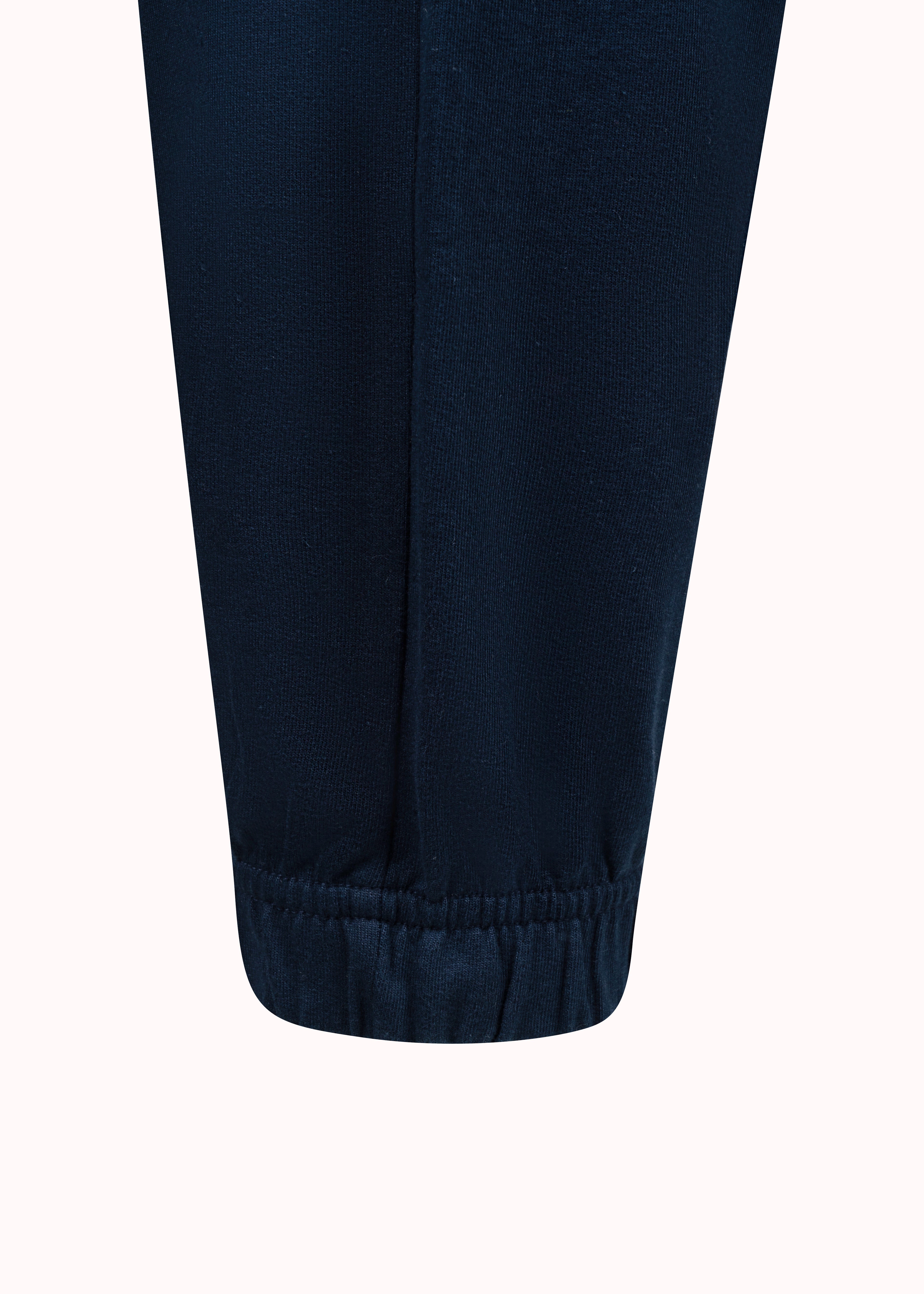 Medieval blue cut and sew cotton jogger