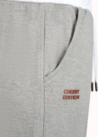 Grey solid cotton jogger