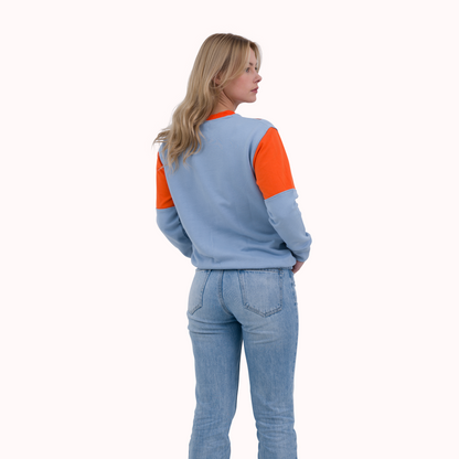 Silversky – Sweatshirt aus bedruckter Baumwolle mit Loop-Strick