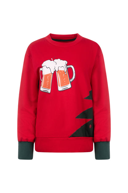 ROUND NECK CHRISTMAS SWEATSHIRT